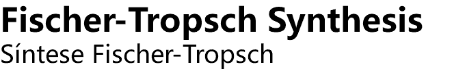 Fischer-Tropsch Synthesis Síntese Fischer-Tropsch