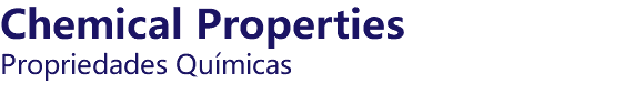 Chemical Properties Propriedades Químicas