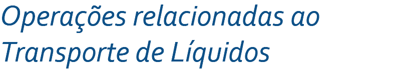 Operações relacionadas ao Transporte de Líquidos